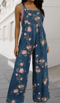 Kendall Denim Rose Overalls