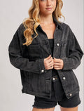 Denim Jacket Black or Blue