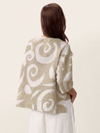 Linen Layered Asymmetric Top NOREEN (online only)