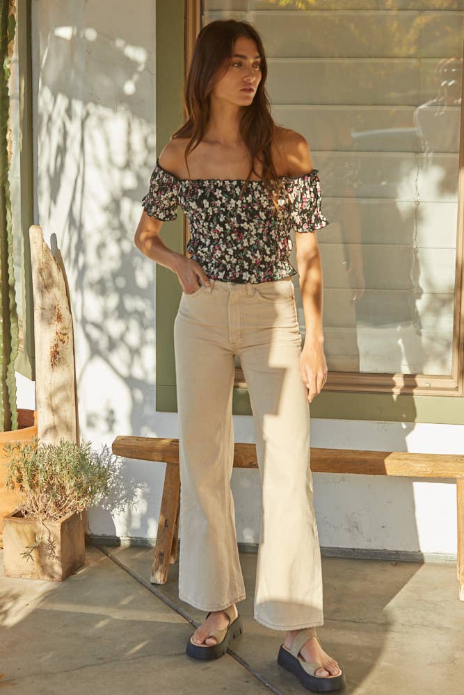 Floral Off Shoulder Top
